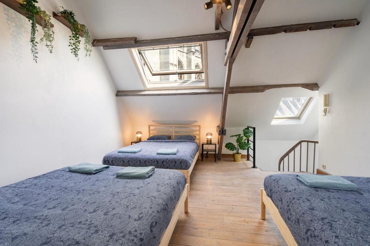 Tempel Triplex & Duplex At Historic Heart Of Antwerp Apartment Exterior photo